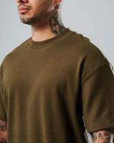 Camiseta Relaxed Fit Basico Verde Militar